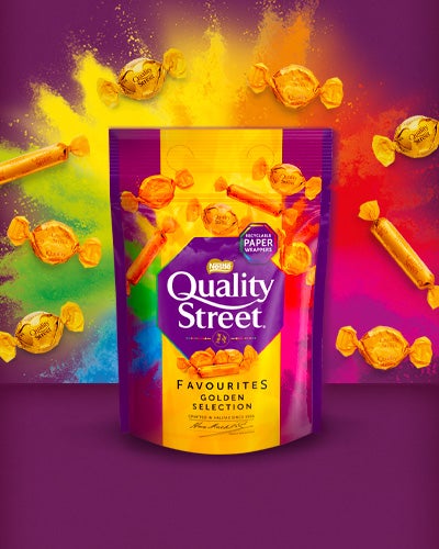 Quality Street Golden Pouch Mobile Banner